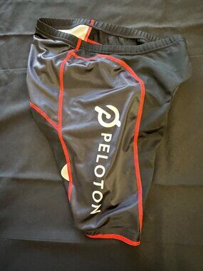 Peloton padded black cycling shorts; Size XL; new never worn